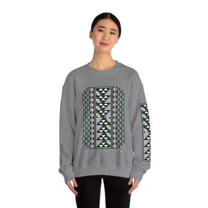 Sun and Rain in Green Unisex Sweatshirt