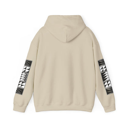 Blessed Feathers in Gray Unisex Hoodie