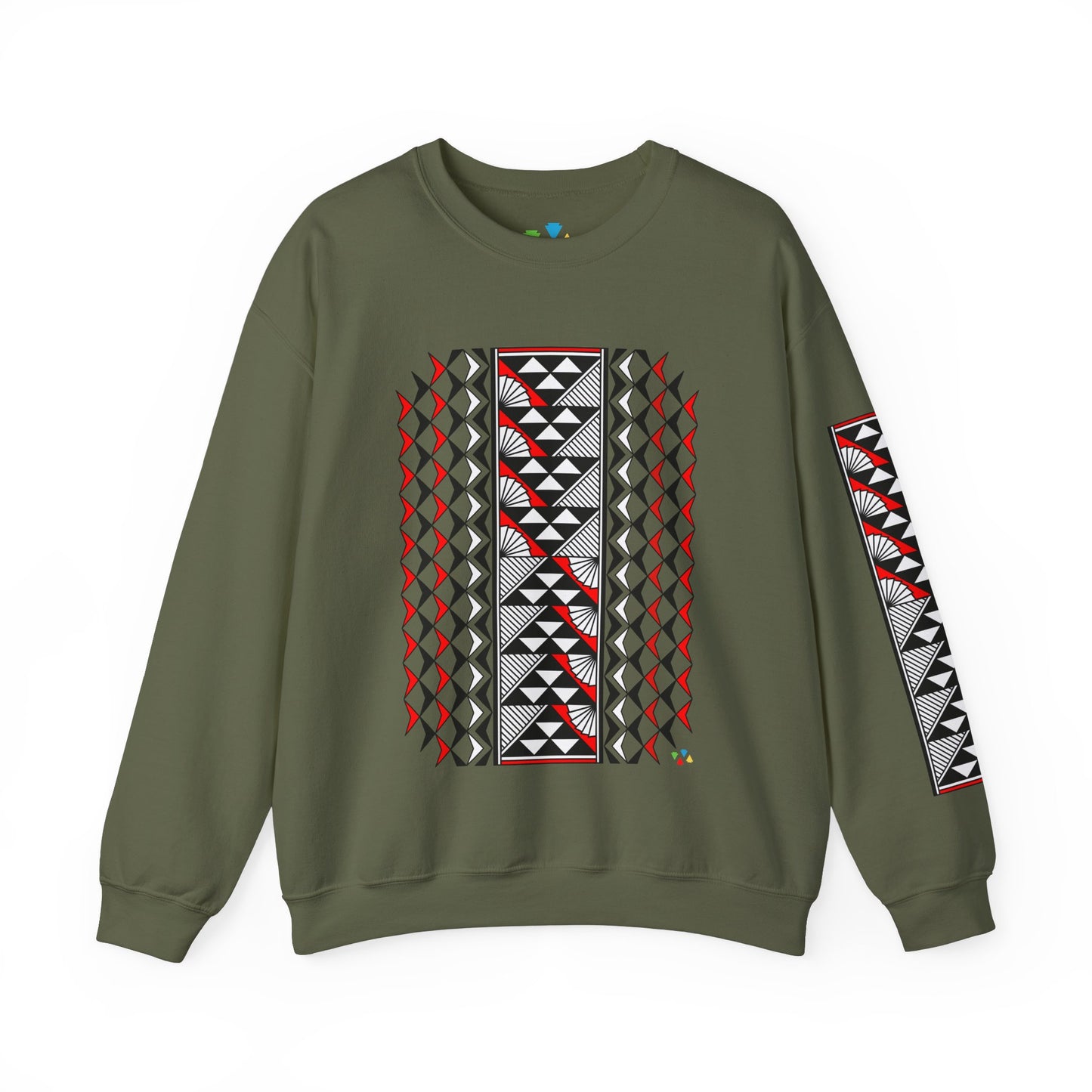 Sun and Rain in Red Unisex Sweatshirt