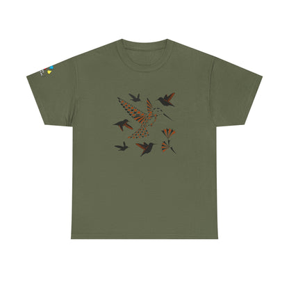 Hummingbird Blessing in Rust Gildan Unisex Tee