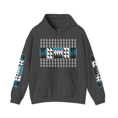 Blessed Feathers in Turquoise Unisex Hoodie