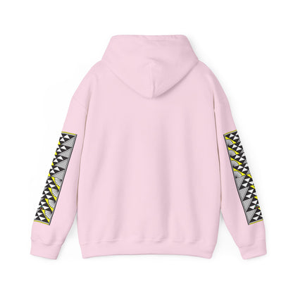 Sun and Rain in Yellow Unisex Hoodie