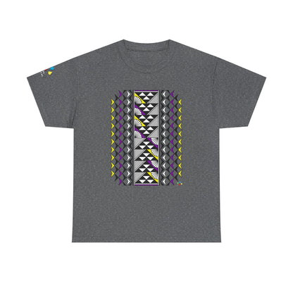 Sun and Rain in Purple/ Yellow Gildan Unisex Tee