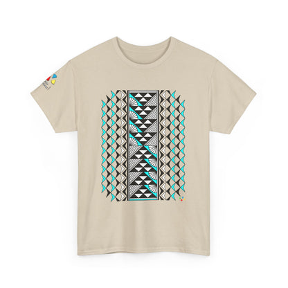 Sun and Rain in Turquoise Gildan Unisex Tee