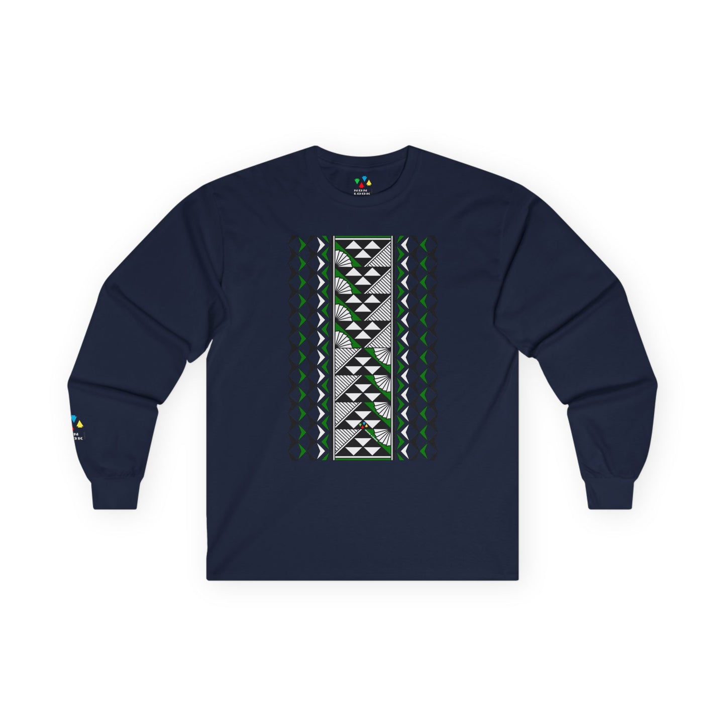 Sun and Rain in Green Unisex Long Sleeve Tee