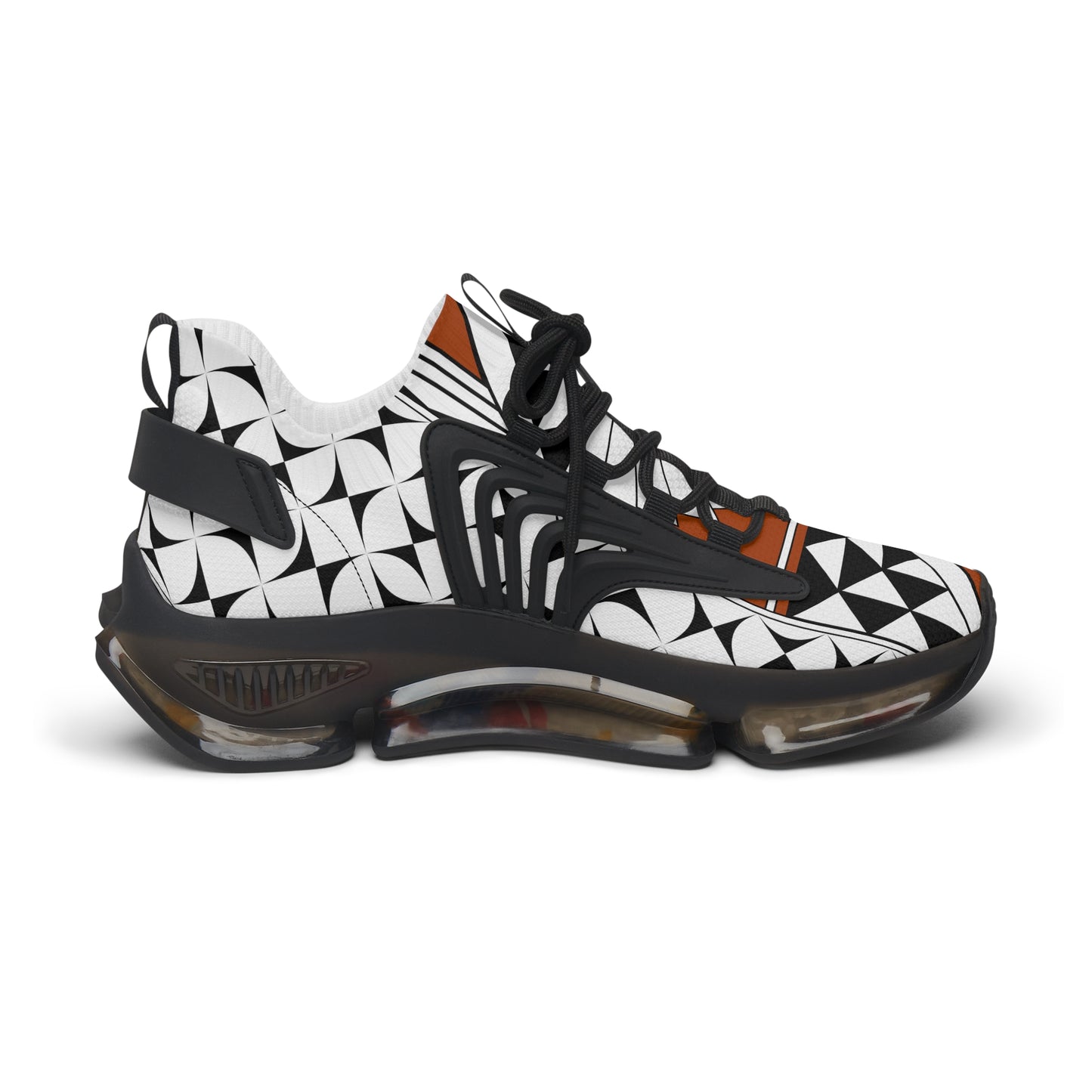 Southwest Sunrise in Rust Women's Mesh Sneakers