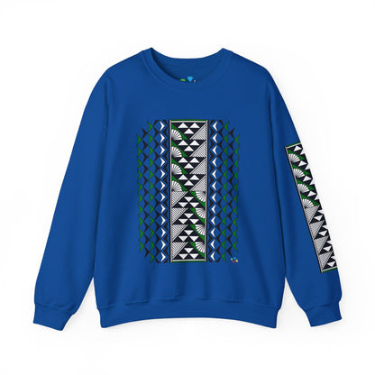 Sun and Rain in Green Unisex Sweatshirt