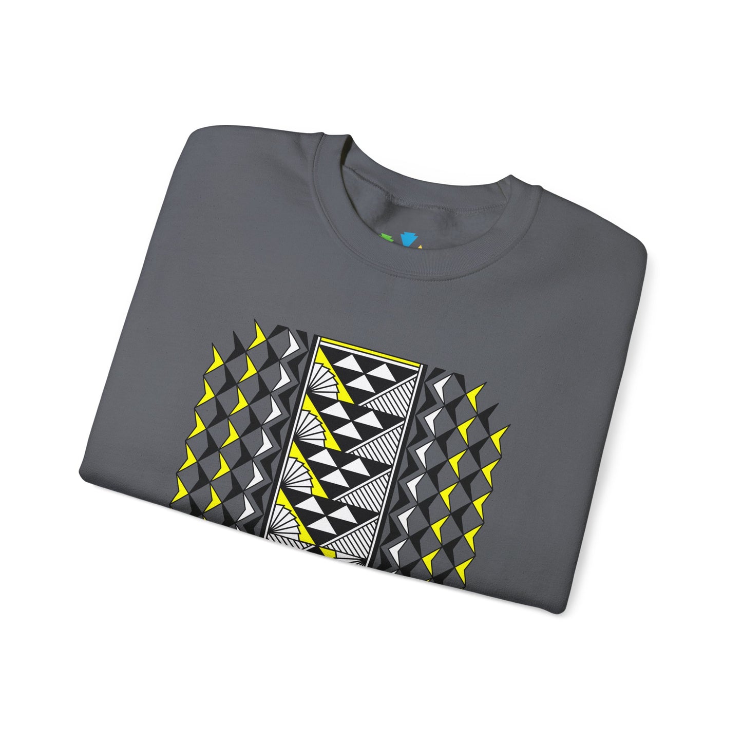 Sun and Rain in Yellow Unisex Sweatshirt