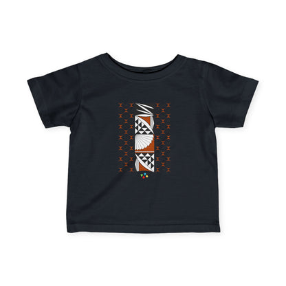 Rust Southwest Sunrise Infant Fine Jersey Tee