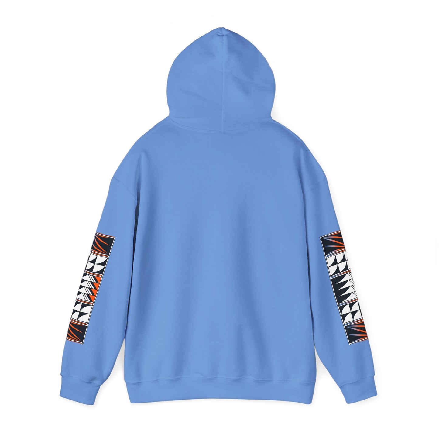 Blessed Feathers in Orange Unisex Hoodie