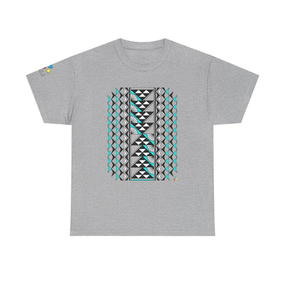 Sun and Rain in Turquoise Gildan Unisex Tee