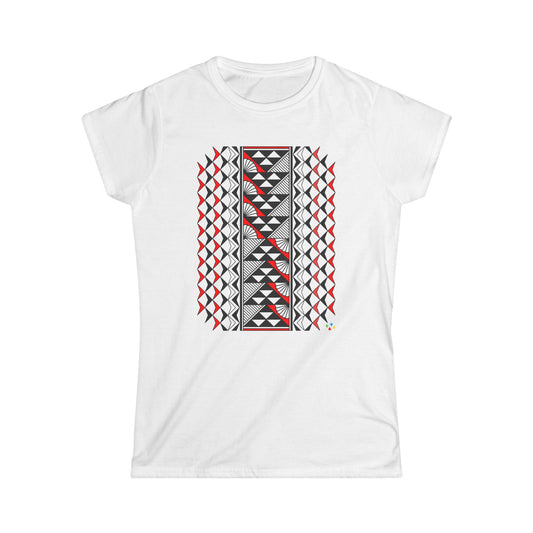 Red Southwest Sun and Rain Women's Softstyle Tee