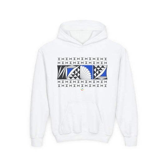 Blue Southwest Sunrise Youth Heavy Blend Hooded Sweatshirt