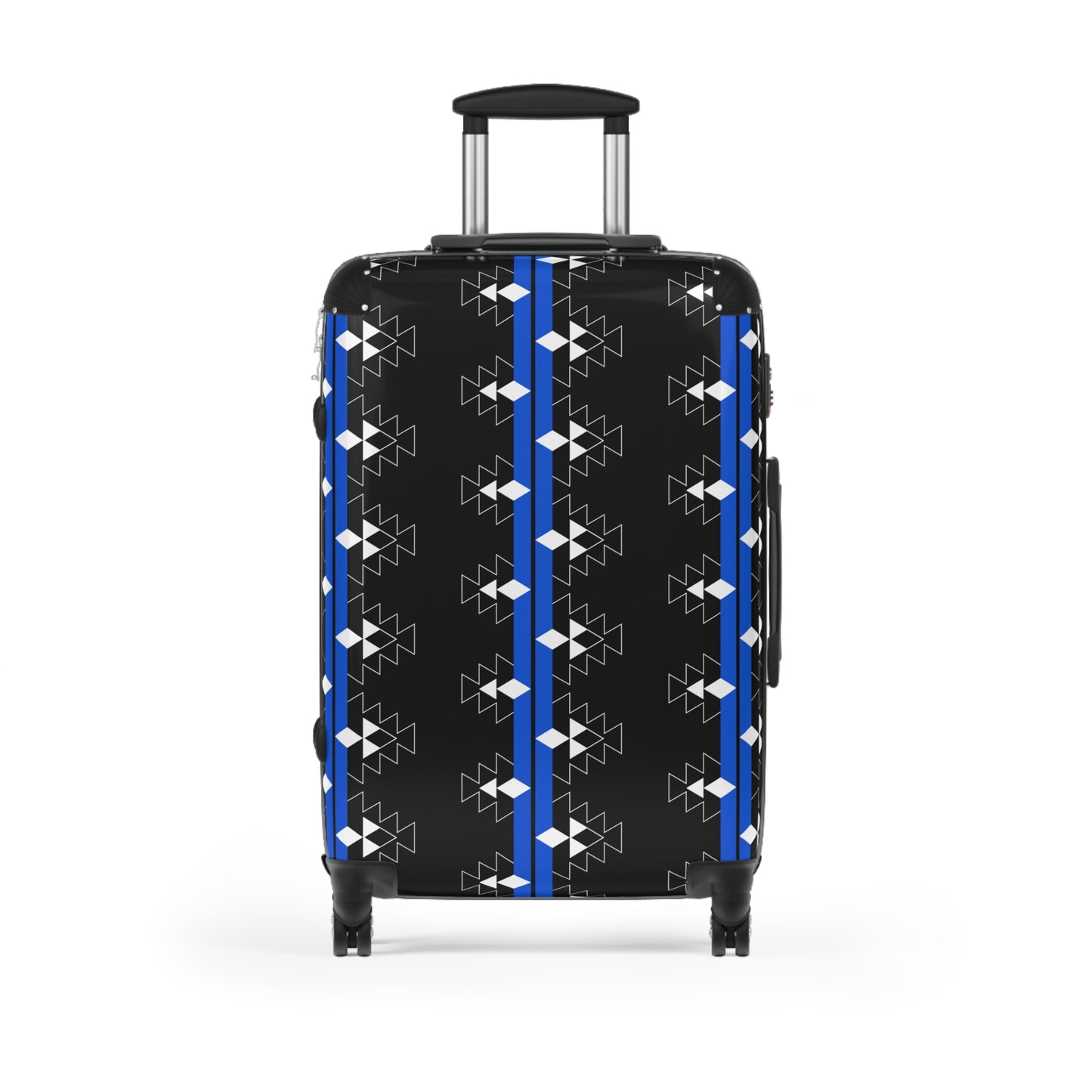 Blue Native Woven Stories Suitcases