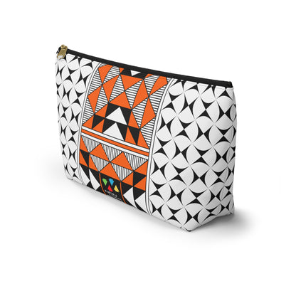 Sacred Mountains in Orange Pouch w T-bottom