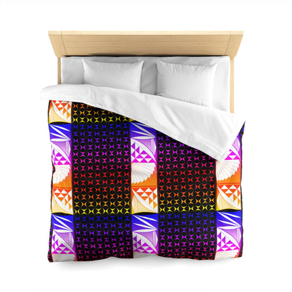Rainbow Sunrise Microfiber Duvet Cover