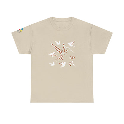Hummingbird Blessing in Rust Gildan Unisex Tee