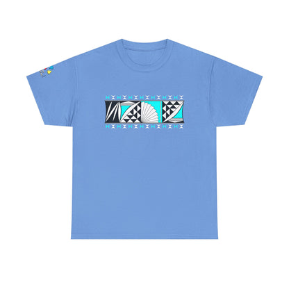 Southwest Sunrise 2 in Turquoise Gildan Unisex Tee