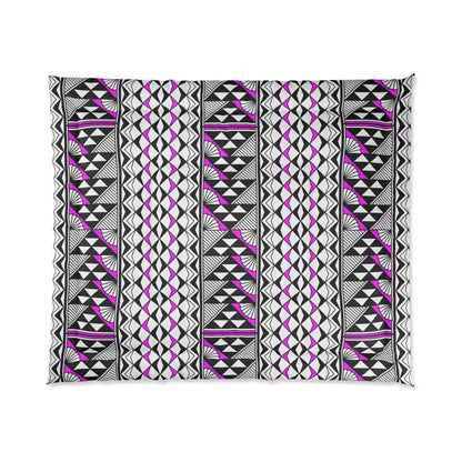 Southwest Rain and Sun in Pink Comforter