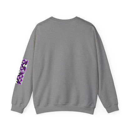 Sacred Mountains in Purple Unisex Sweatshirt