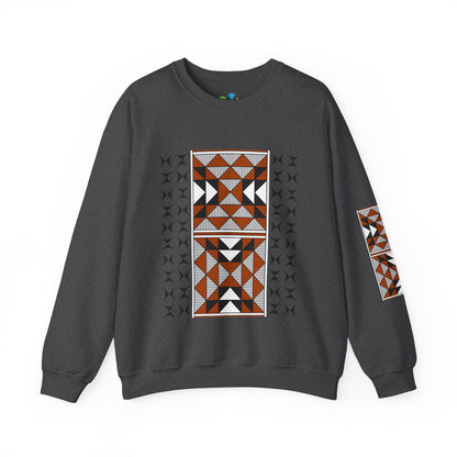 Sacred Mountains in Rust Unisex Sweatshirt