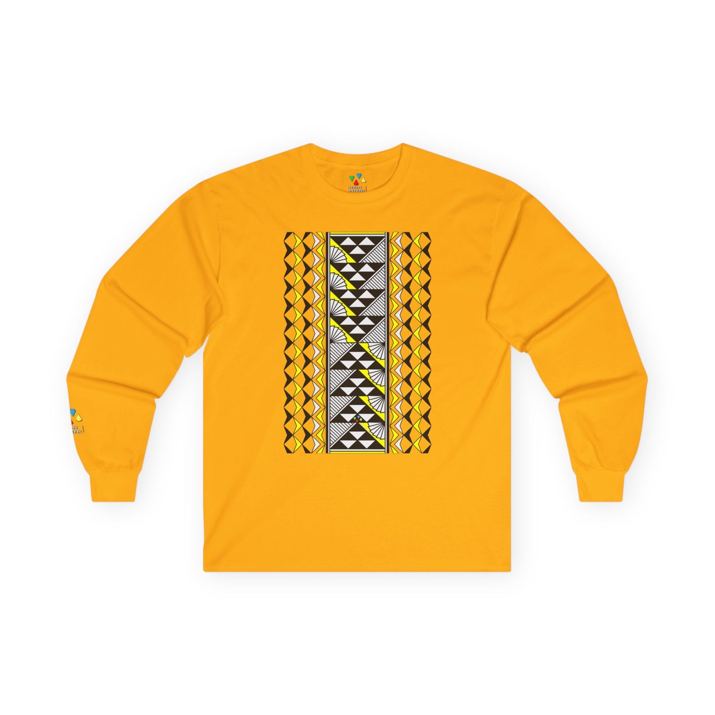 Sun and Rain in Yellow Unisex Long Sleeve Tee