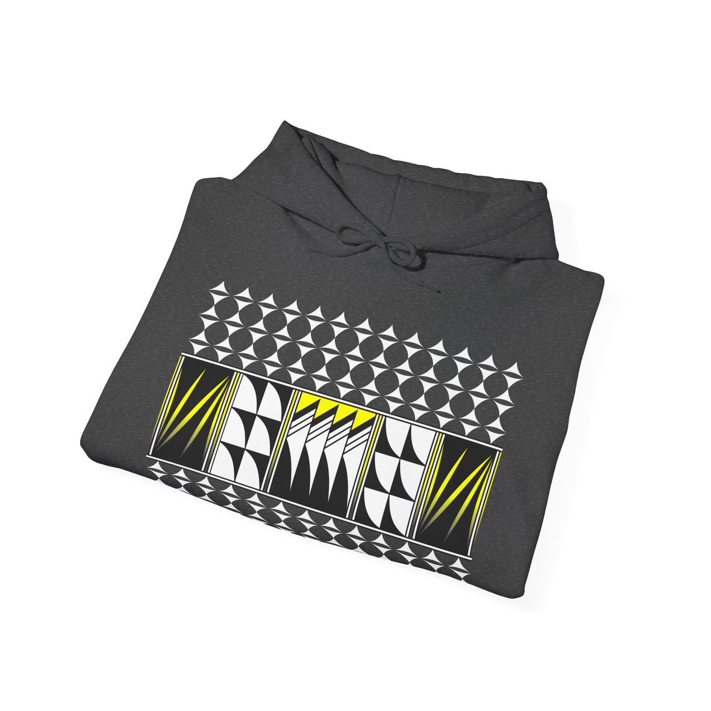Blessed Feathers in Yellow Unisex Hoodie