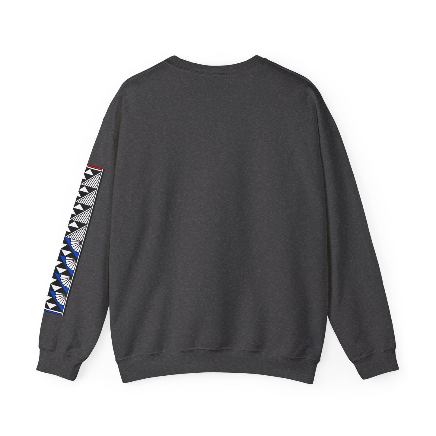 Sun and Rain in Red/White/Blue Unisex Sweatshirt