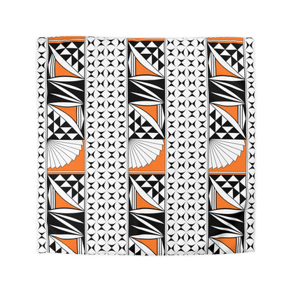 Southwest Sunrise in Orange Microfiber Duvet Cover