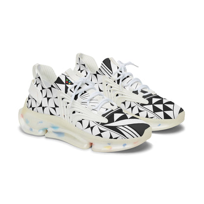 Southwest Sunrise in Charcoal Women's Mesh Sneakers