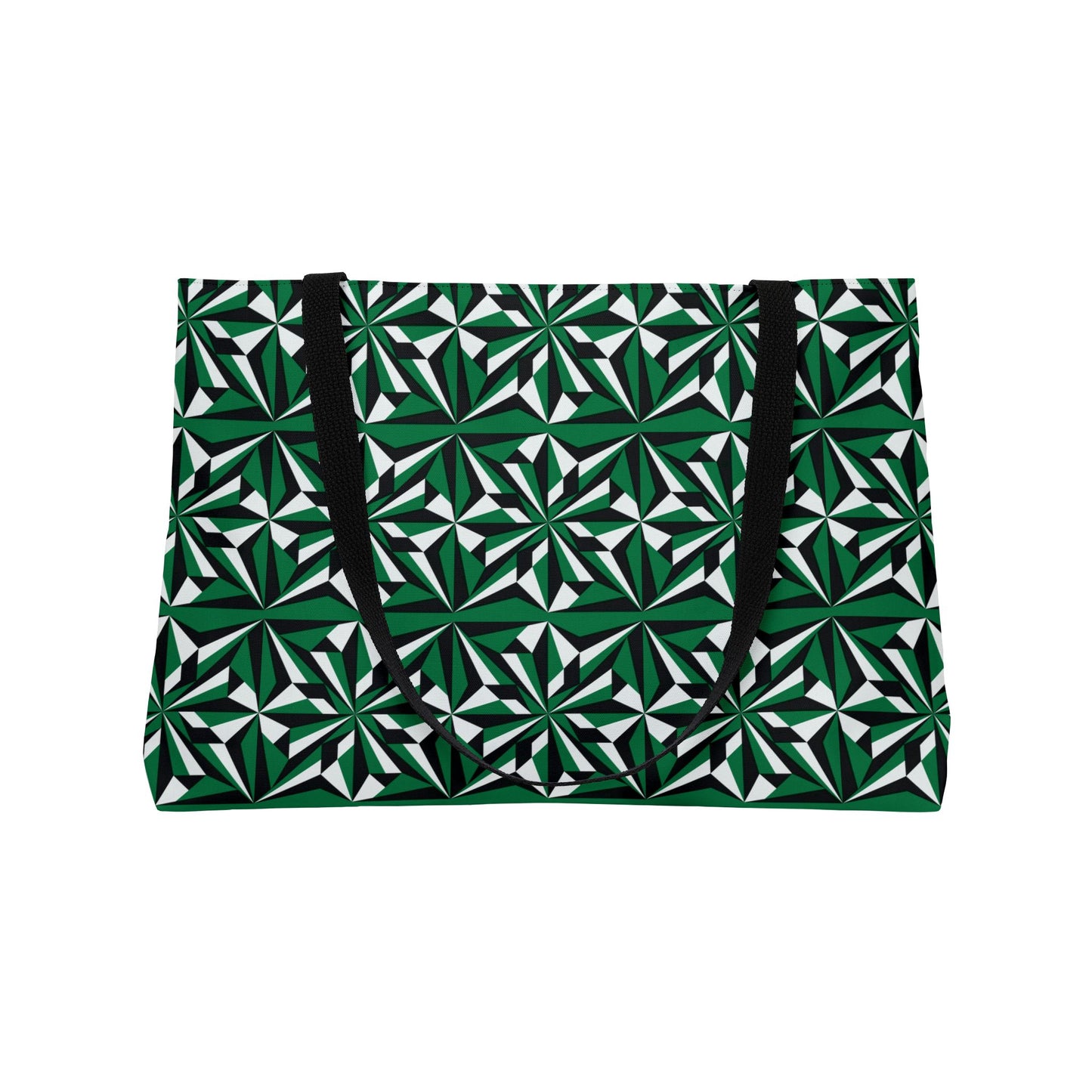 Green Morning Star Weekender Tote Bag