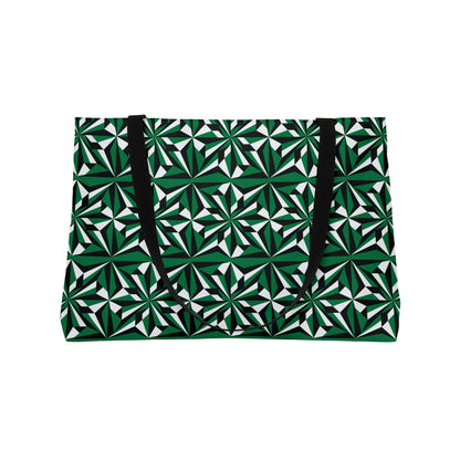 Green Morning Star Weekender Tote Bag