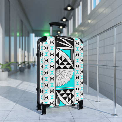 Turquoise Southwest Sunrise Suitcases