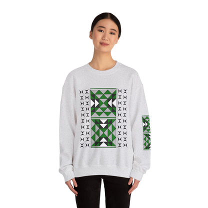 Sacred Mountains in Green Unisex Sweatshirt
