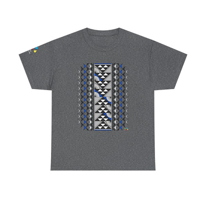 Sun and Rain in Blue/Silver Gildan Unisex Tee