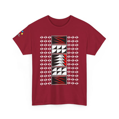 Feather Blessings in Red Gildan Unisex Tee