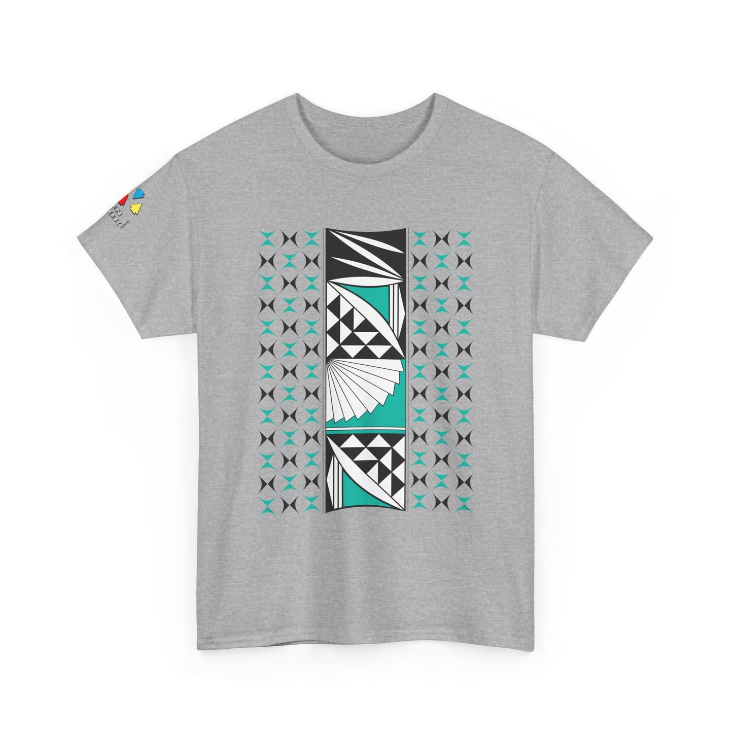 Southwest Sunrise in Aqua Gildan Unisex Tee