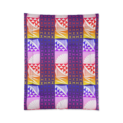 Southwest Sunrise in Purple Rainbow Comforter