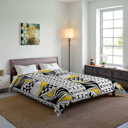 Southwest Sunrise in Yellow Comforter