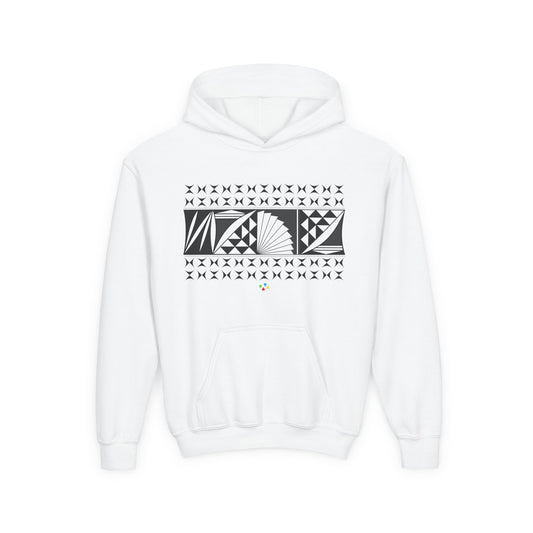 Charcoal Southwest Sunrise Youth Heavy Blend Hooded Sweatshirt