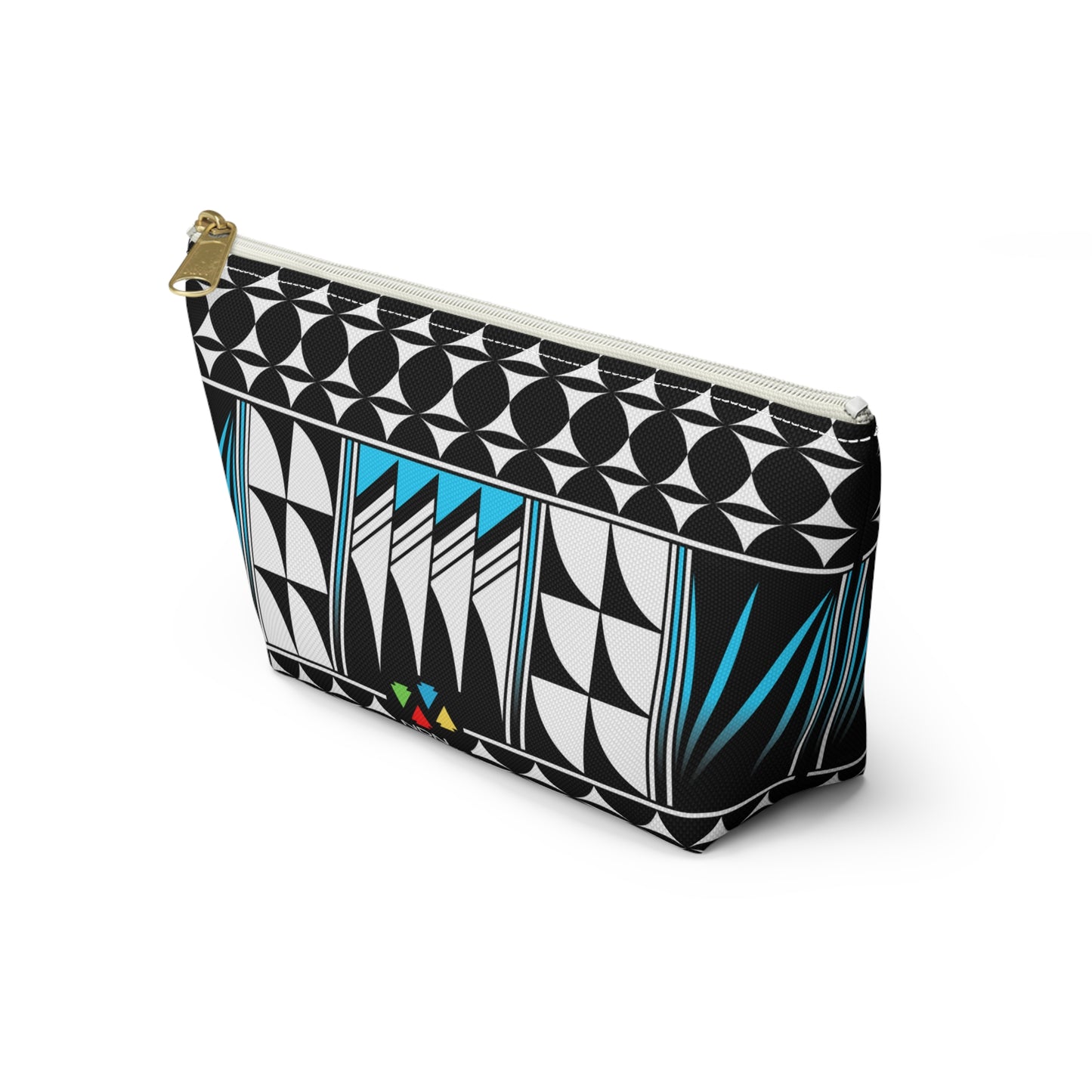 Blessed Feathers in Turquoise Pouch w T-bottom