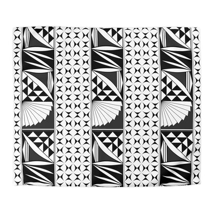 Southwest Sunrise in Charcoal Microfiber Duvet Cover