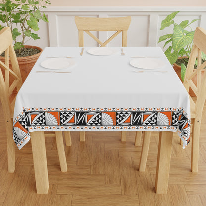 Southwest Sunrise in Orange Tablecloth