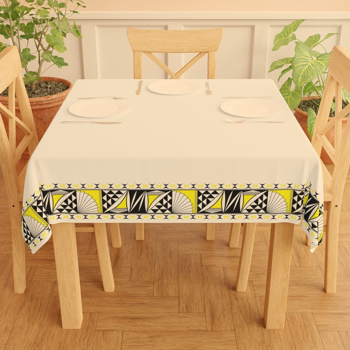 Southwest Sunrise in Yellow Tablecloth