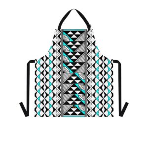 Turquoise Native Sun and Rain Two Pocket Apron